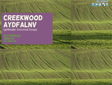 Tablet Screenshot of creekwood.com